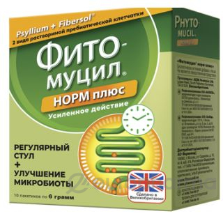 Фитомуцил Норм плюс 6г пор №10 порошок 6