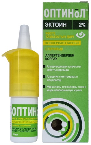 Оптинол Эктоин капли 2% 10 мл
