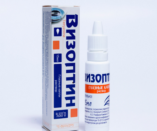 Визоптин капли 0.05% 15 мл